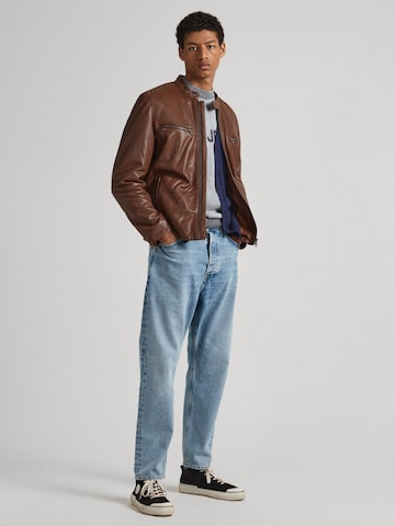 Pepe Jeans Between-Season Jacket 'BERL' in Brown