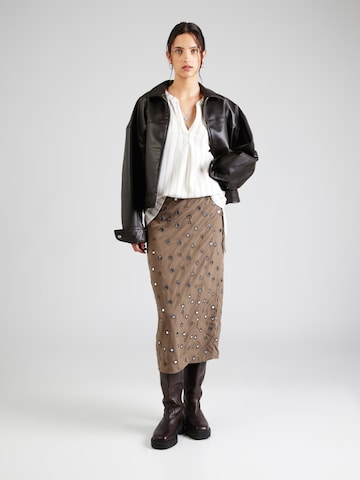 Eight2Nine Blouse in Beige