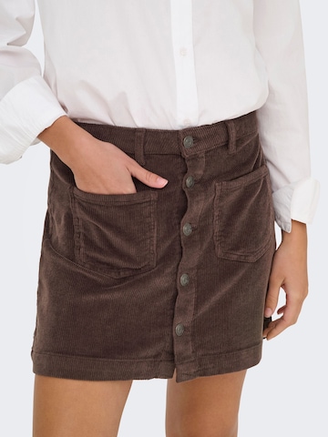 Jupe 'ONLAMAZING' ONLY en marron