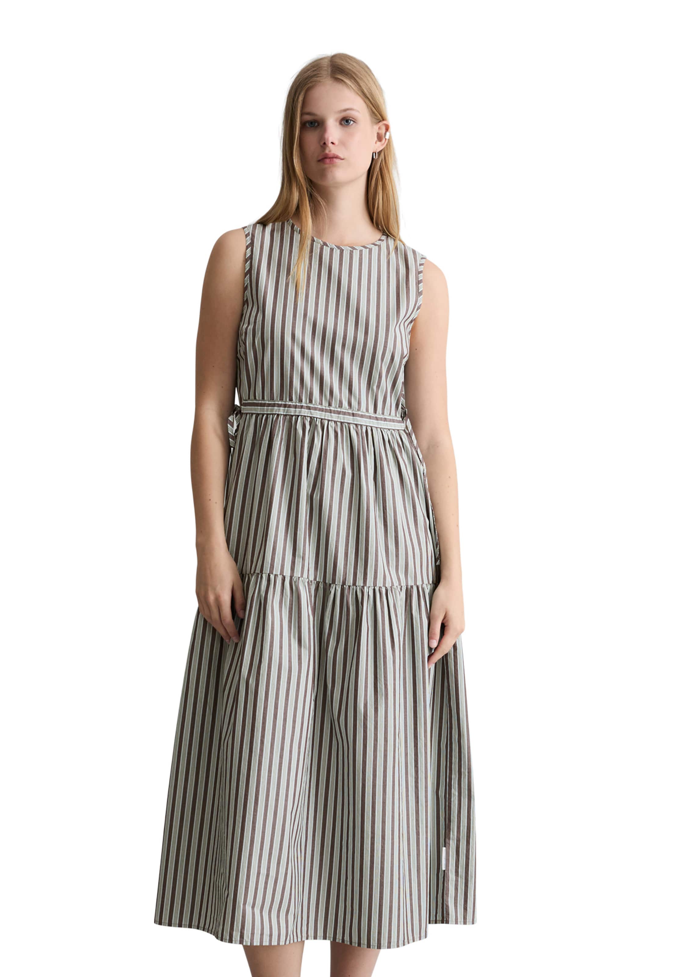 Marc O'Polo DENIM Sommerkleid in Braun: Vorderseite
