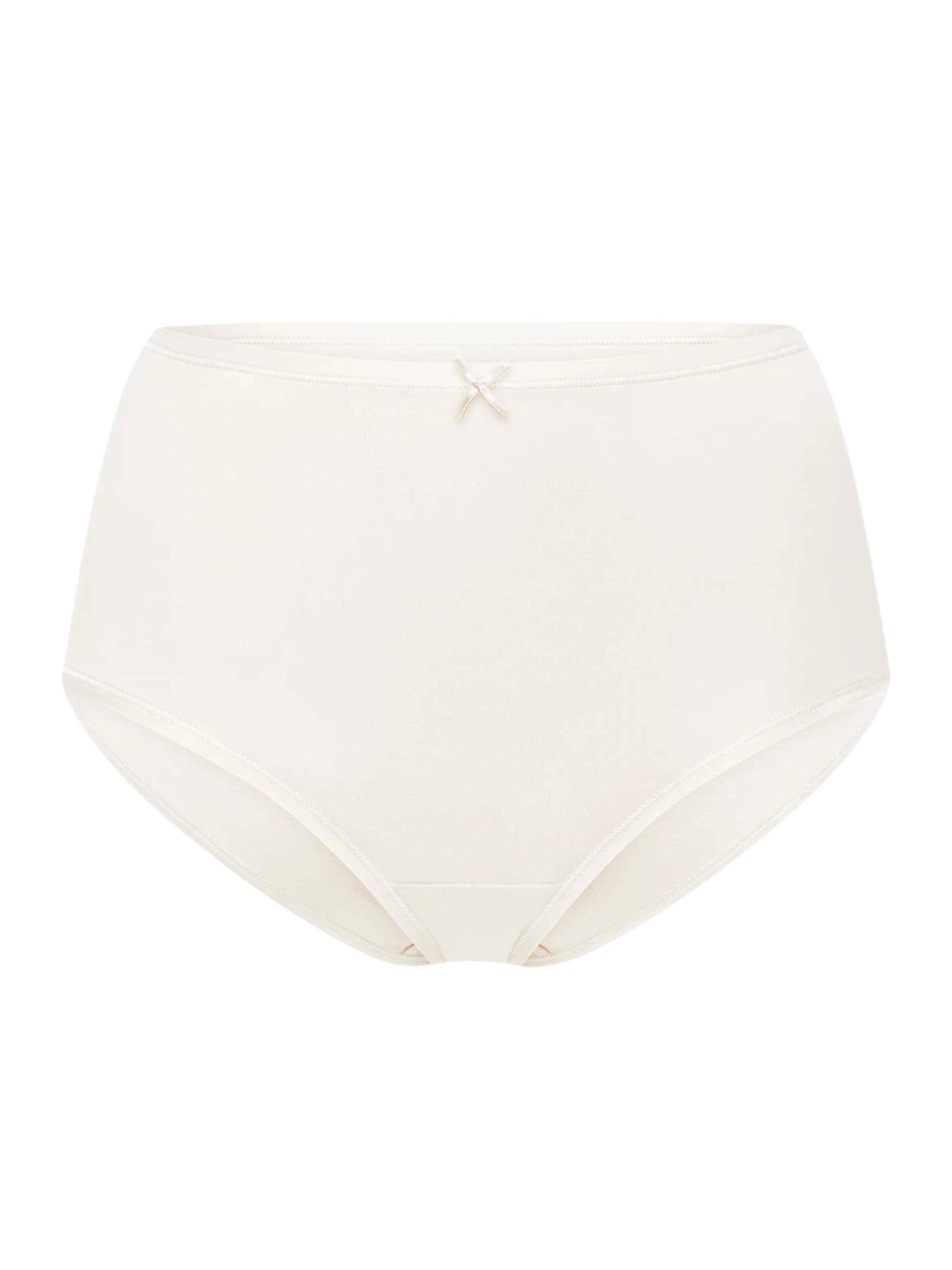 Slip 'High Waist Cotton' cfab (formerly creamy fabrics) en blanc : devant
