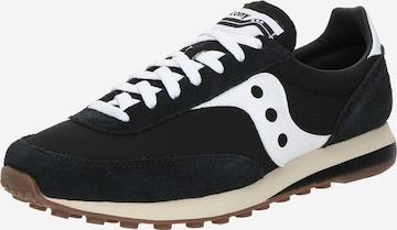 Sneaker bassa 'Trainer 80' di saucony in nero: frontale