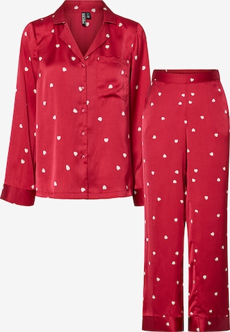 PIECESPidžama 'PCJYTTE XMAS' - crvena boja: prednji dio