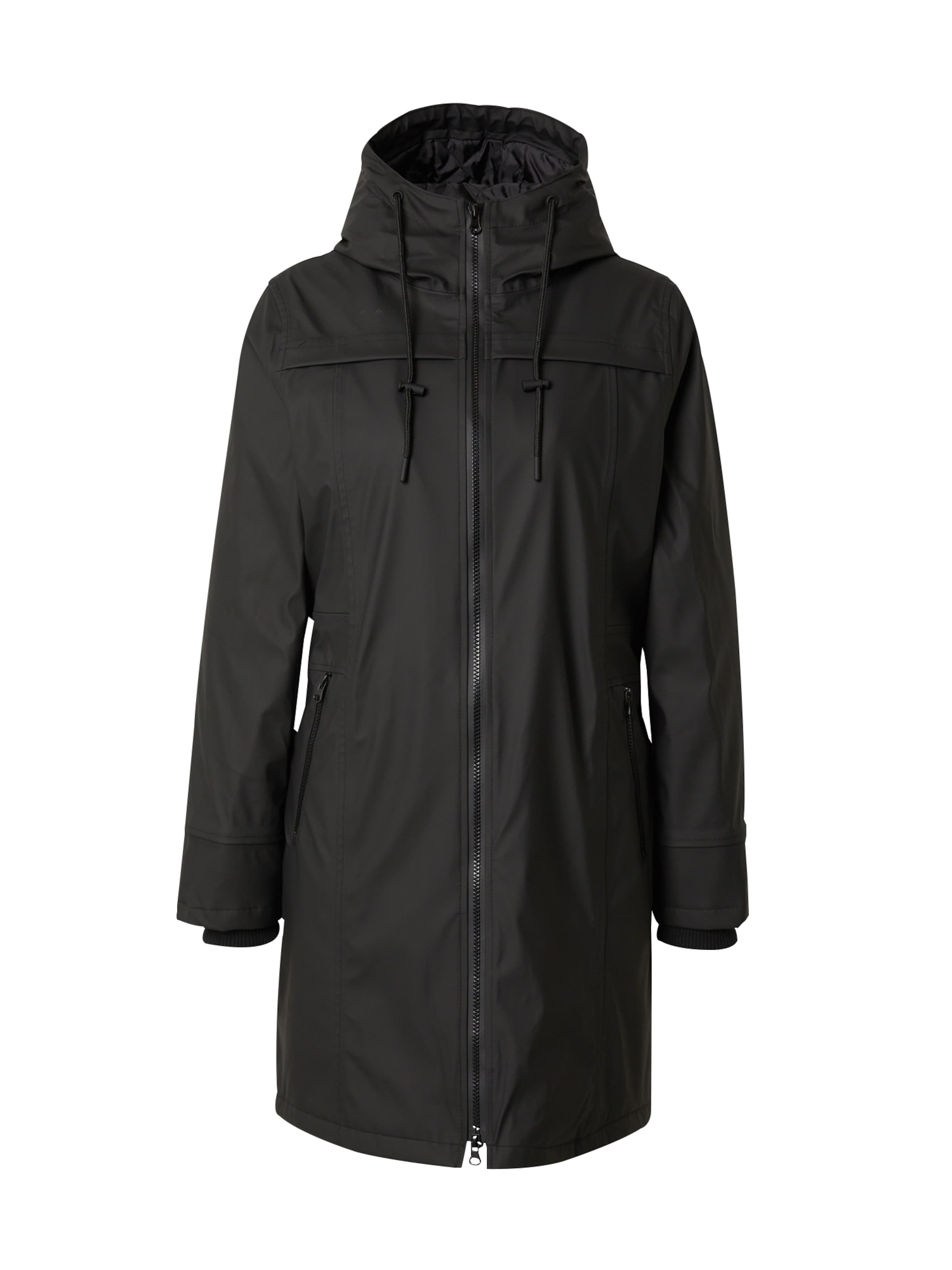 Freequent Mantel in Schwarz: Vorderseite