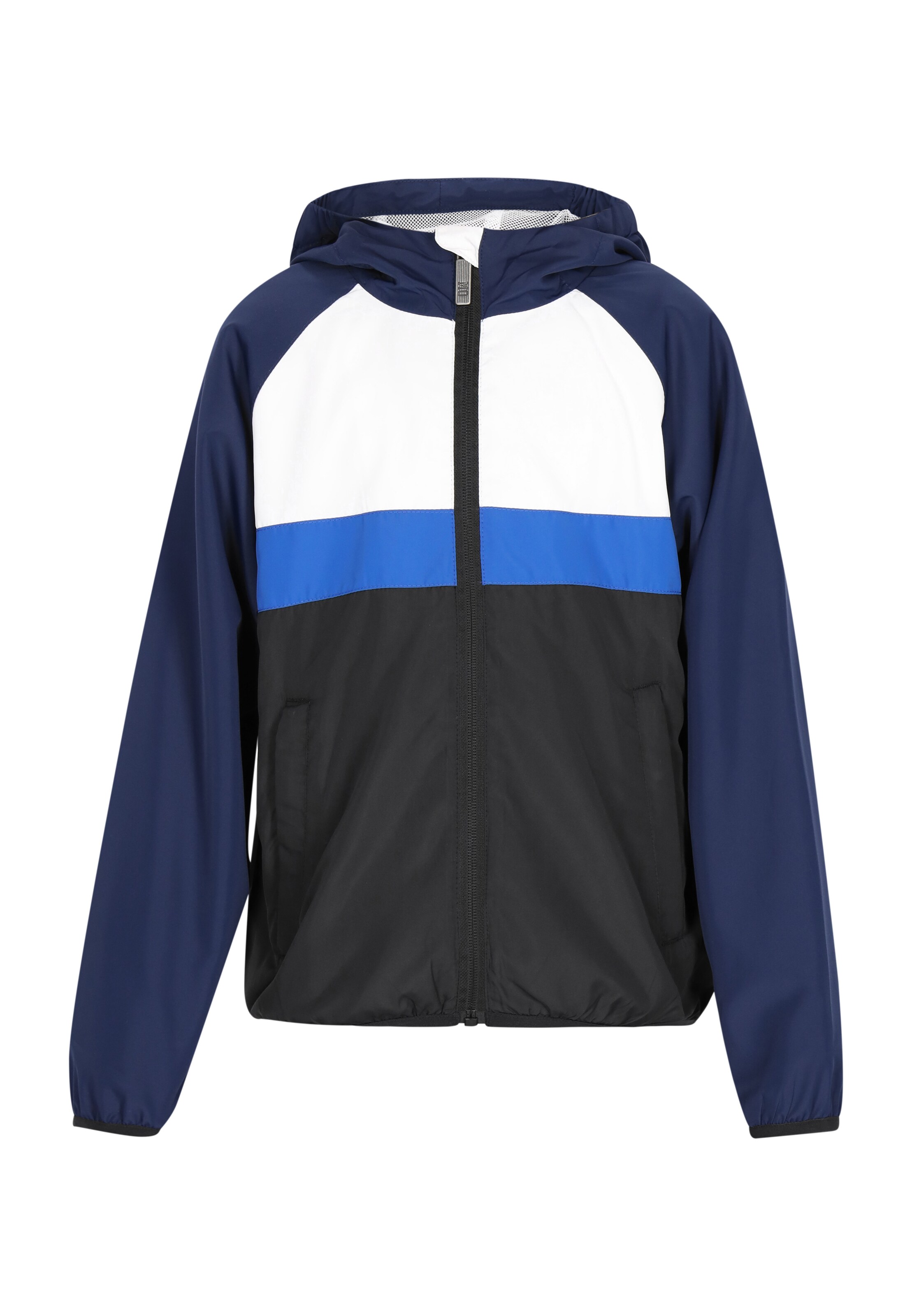 Mo ATHLSR Between-Season Jacket in Blue: front