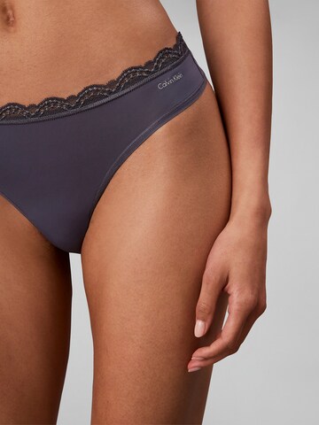 Calvin Klein Underwear Thong in Blue