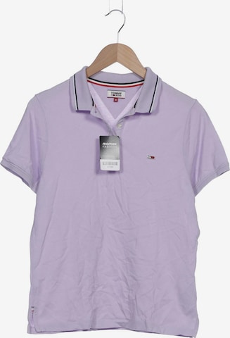 Tommy Jeans Poloshirt M in Lila: predná strana