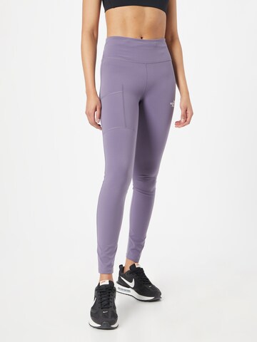 THE NORTH FACE Skinny Sportbroek 'MOVMYNT' in Lila: voorkant