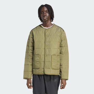 Veste mi-saison ADIDAS ORIGINALS en vert : devant