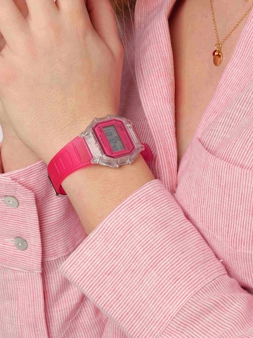 Q&Q Digital Watch 'M173J041Y' in Pink: front