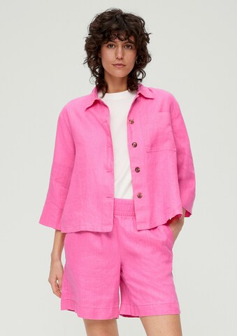 s.Oliver Blouse in Roze: voorkant