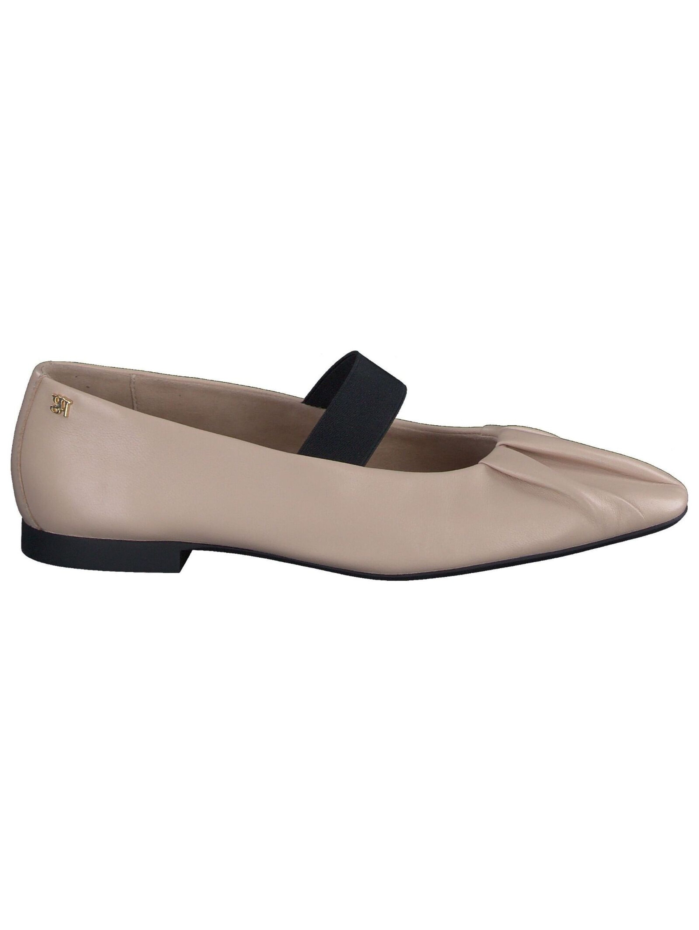 Paul Green Ballerina met riempjes in Beige