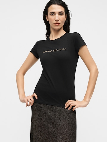 ARMANI EXCHANGE Póló - fekete