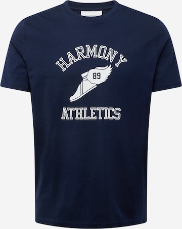 Harmony Paris Тениска '89 ATHLETICS' в синьо: отпред