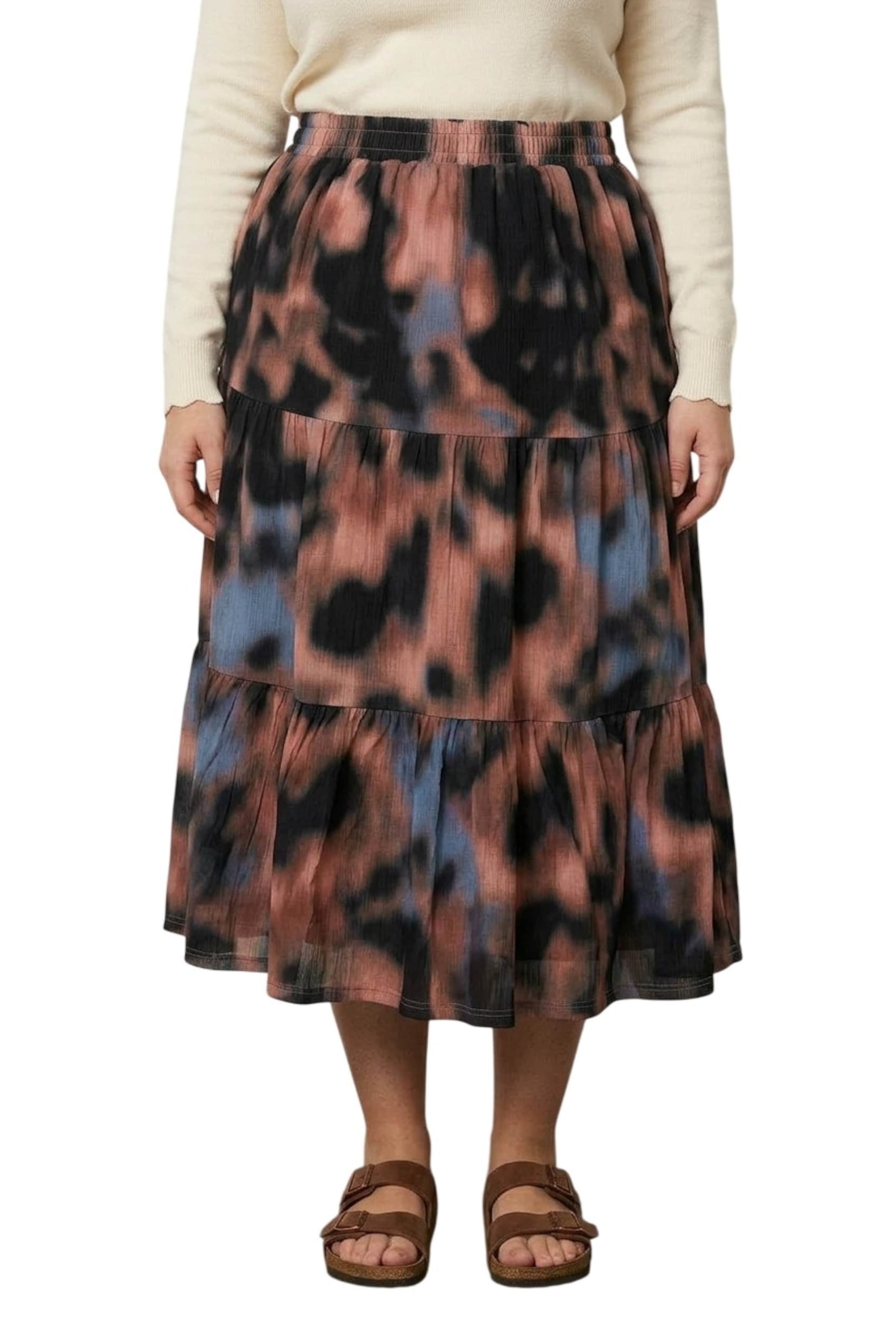 Stil Diva Skirt in Brown: front