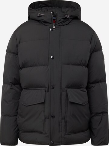 TOMMY HILFIGER Winter Jacket in Black: front