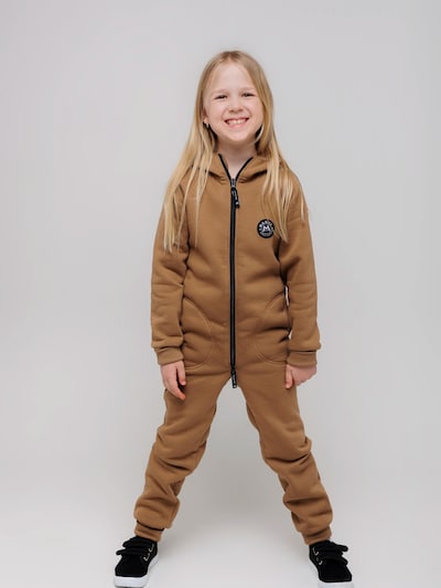 MANUL Overall 'Latte' in camel / schwarz / weiß, Produktansicht