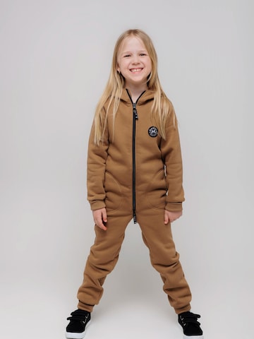 MANUL Overall 'Latte by MANUL - Basic / No BackZip' in Beige: Vorderseite