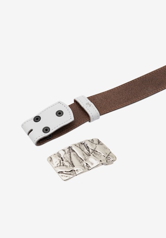 RETTUNGSRING by showroom 019° Belt 'Cashmire' in White