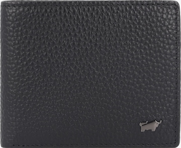 Braun Büffel Wallet 'Theo' in Black: front