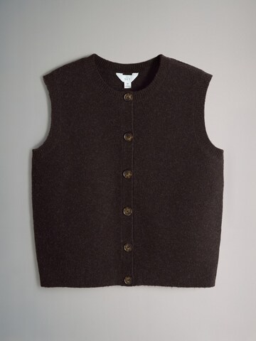 The Set Knitted vest in Beige