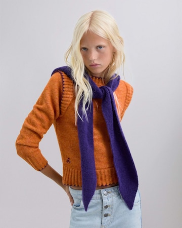 Scalpers Sweter w kolorze pomarańczowy