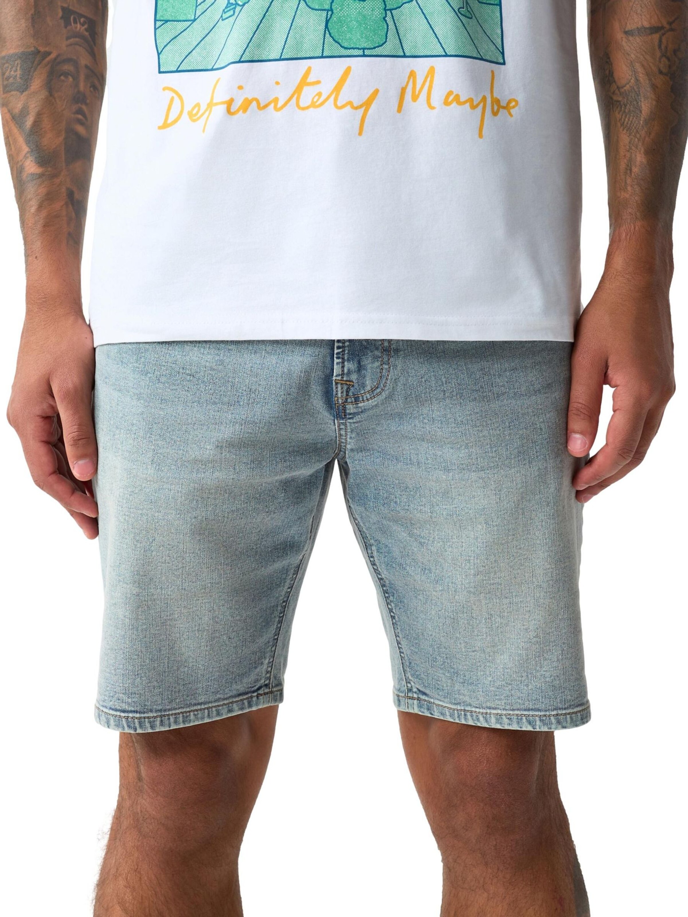 Next Слим фит Дънки в синьо