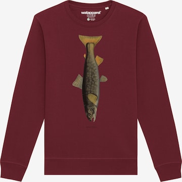 Felpa 'Forelle' di Watapparel in rosso: frontale