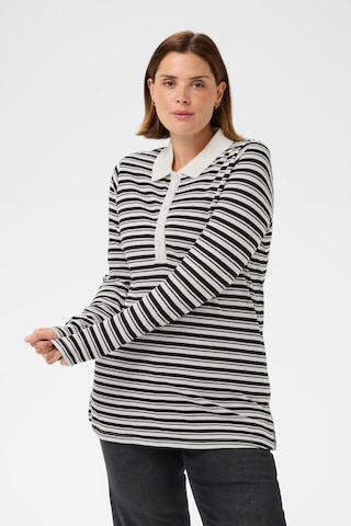 KAFFE CURVE Shirt 'KCmiana' in Wit: voorkant