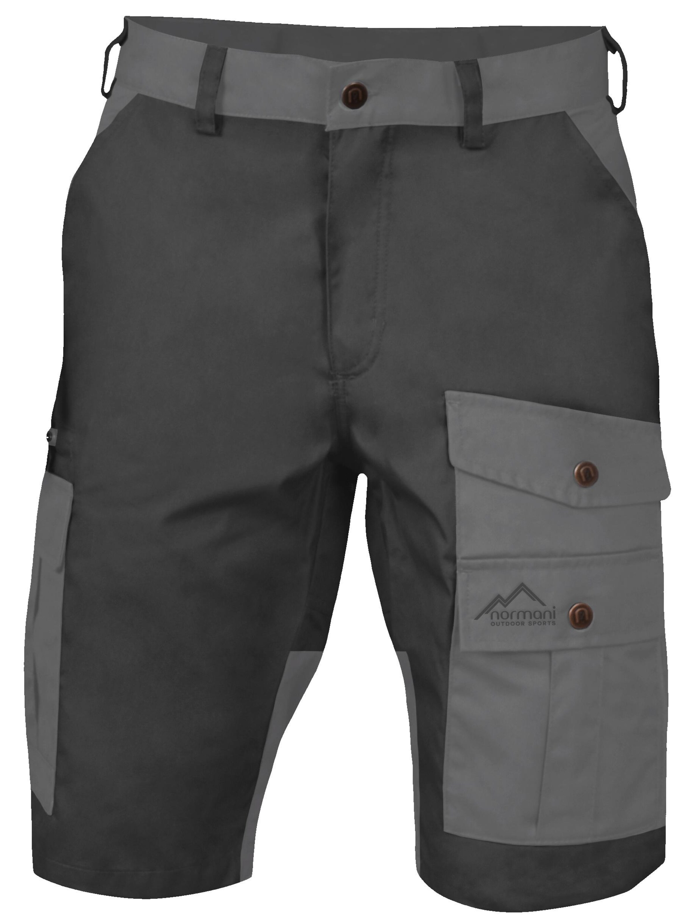 Regular Pantalon outdoor 'Ahvaz' normani en gris : devant