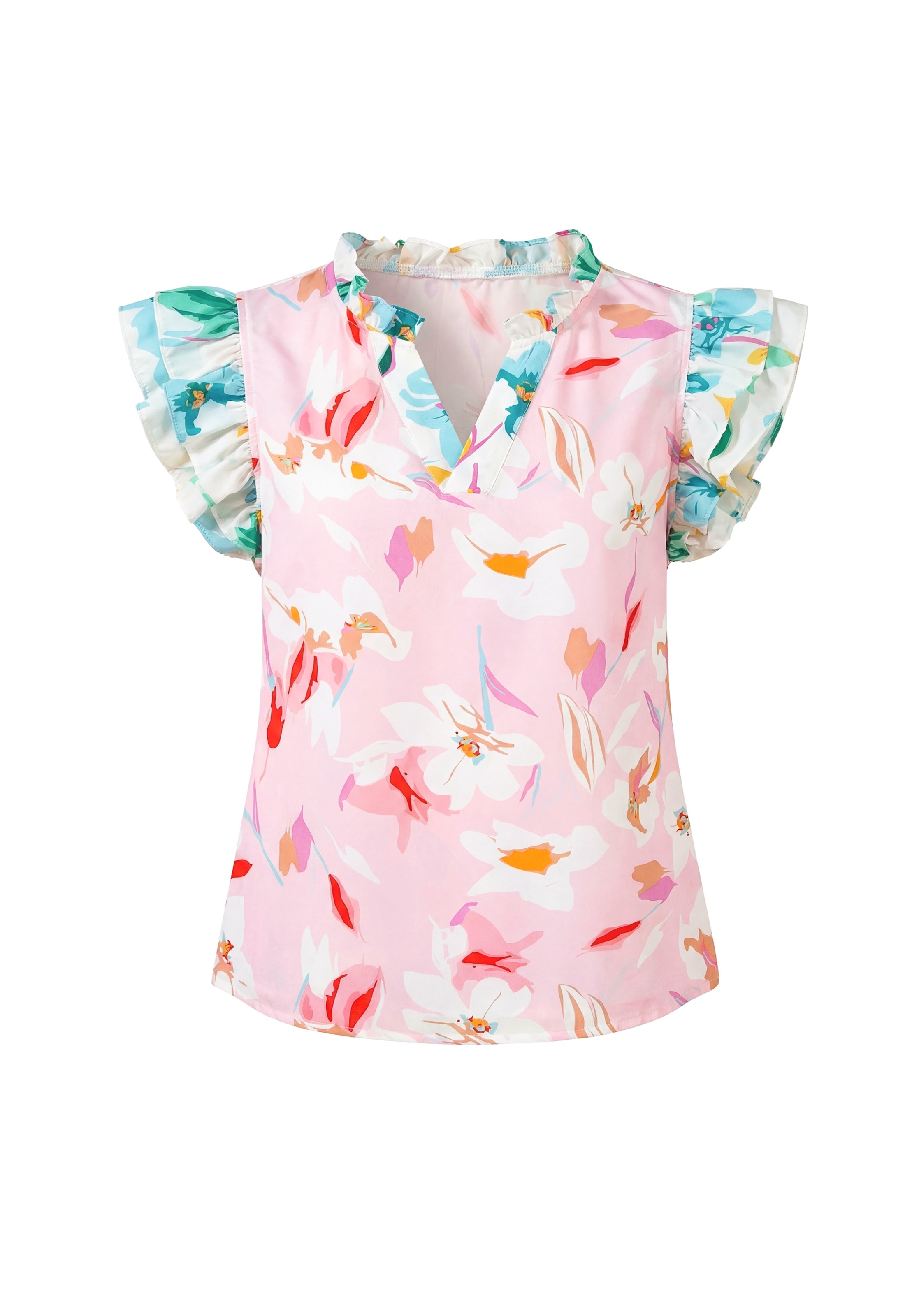 faina Blusa en S en mezcla de colores, Vista del producto