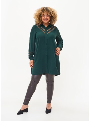 Zizzi Blouse in Green: front