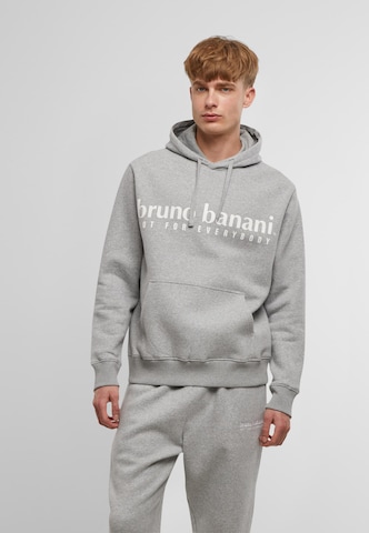 Sweat-shirt Bruno Banani en gris : devant