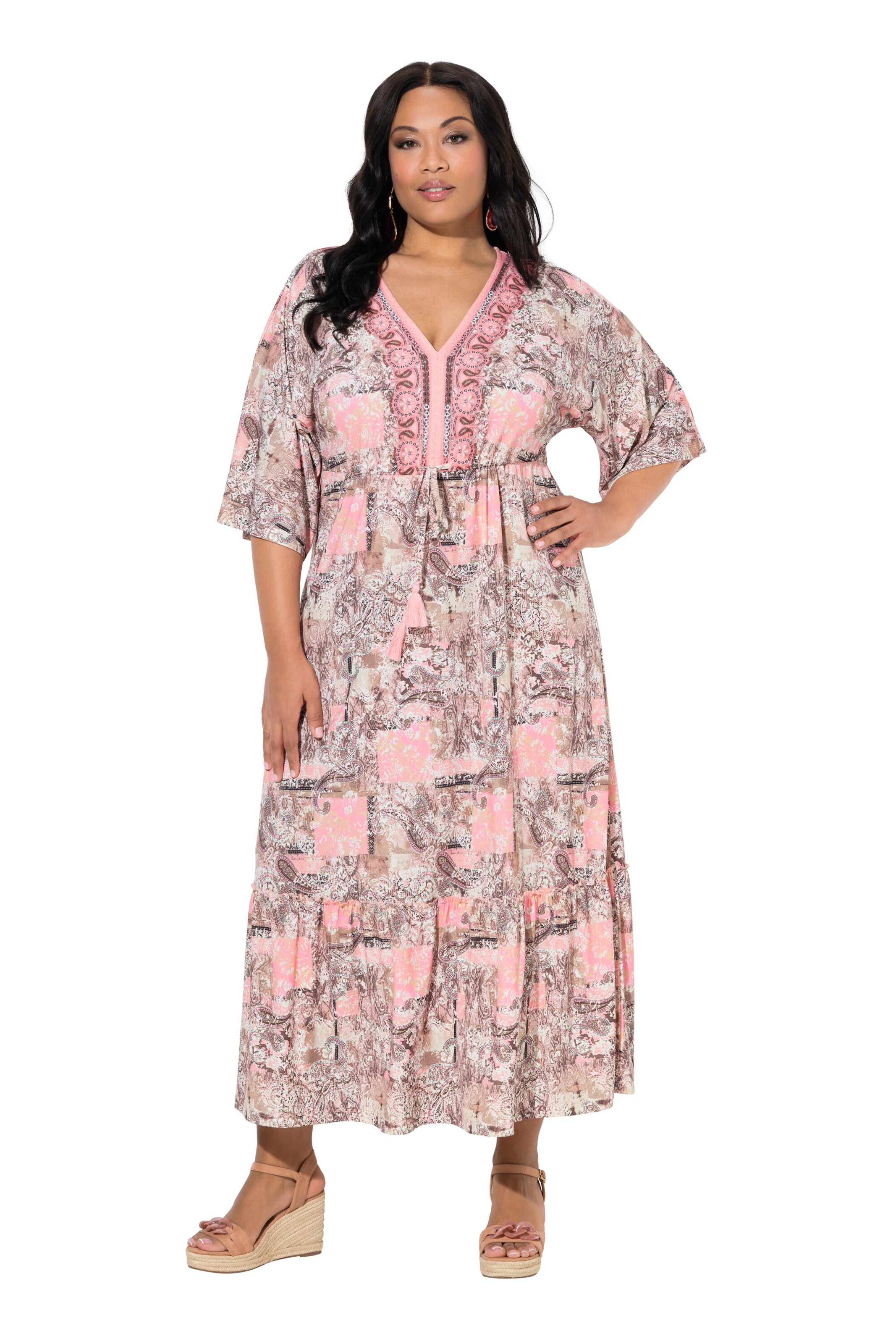 Ulla Popken Kleid in Mischfarben: Vorderseite