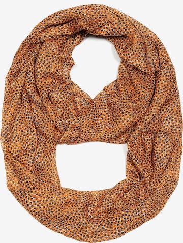 Cassandra Accessoires Tube Scarf 'Punti' in Brown: front