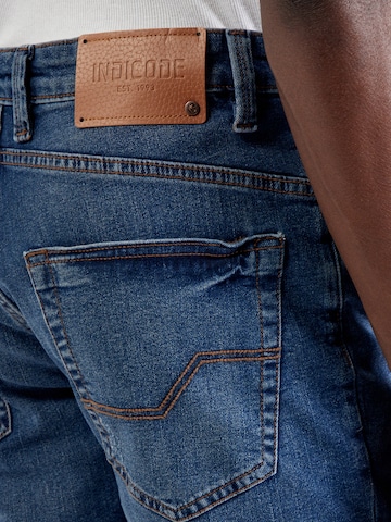 INDICODE Normální Džíny 'Kaden' – modrá