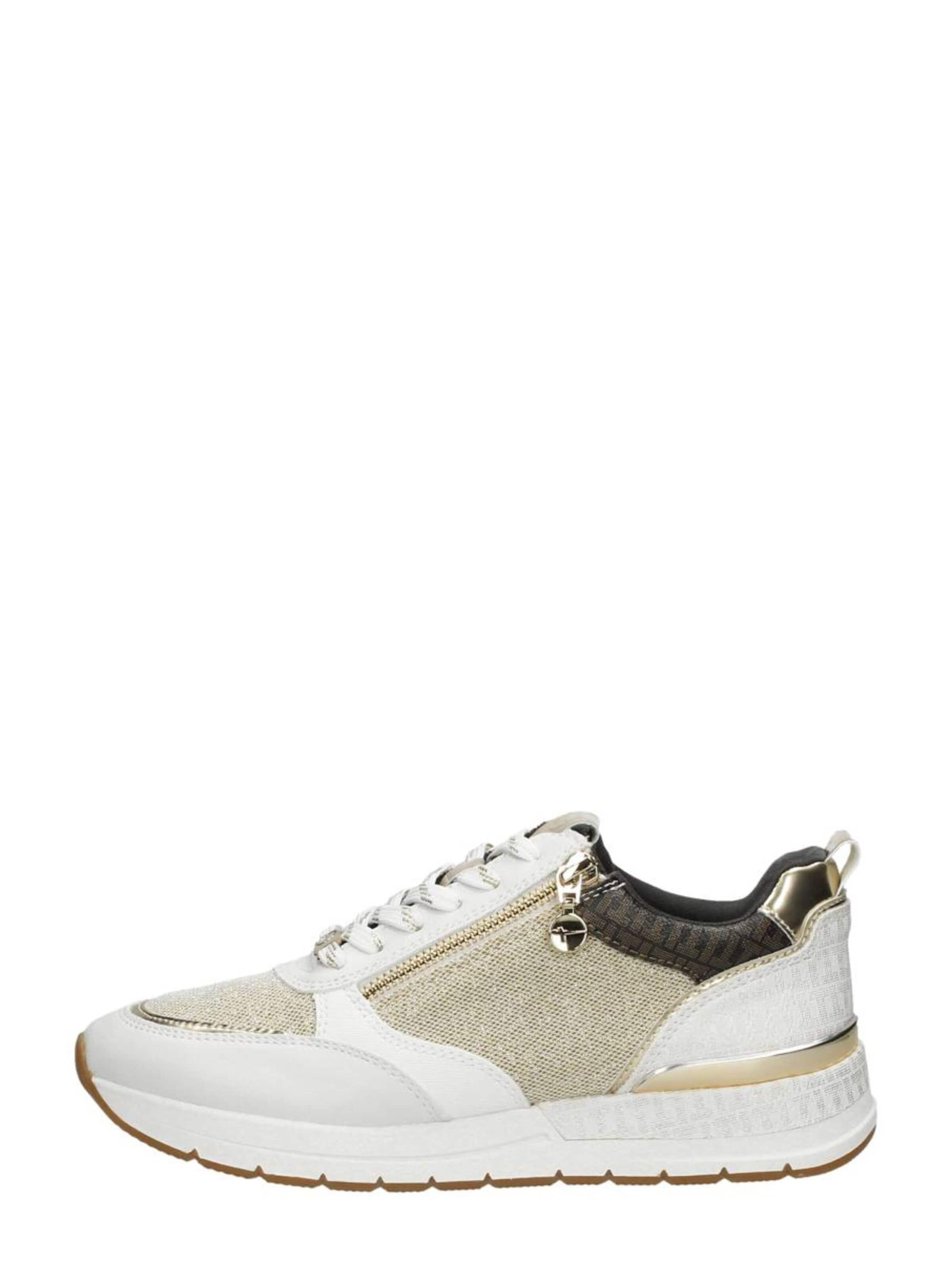 Baskets basses 'Sneakers Laag' Tamaris en blanc : devant