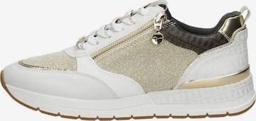 Baskets basses 'Sneakers Laag' Tamaris en blanc : devant