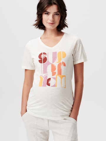 T-shirt 'Felton' Supermom en blanc : devant