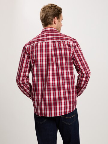 CROSS JEANS Regular Fit Hemd in Rot