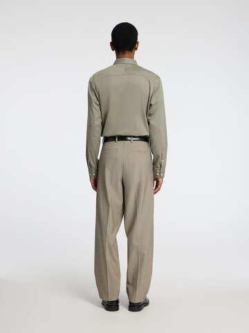 SELECTED HOMME Slim fit Button Up Shirt in Grey