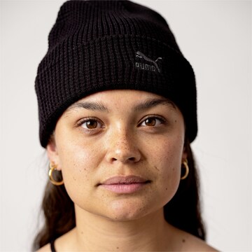 PUMA Beanie in Black: front