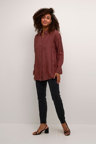 Cream Bluse i brun