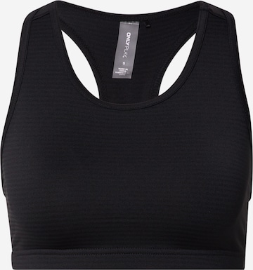 ONLY PLAY Bralette Sports Bra 'BANZA' in Black: front