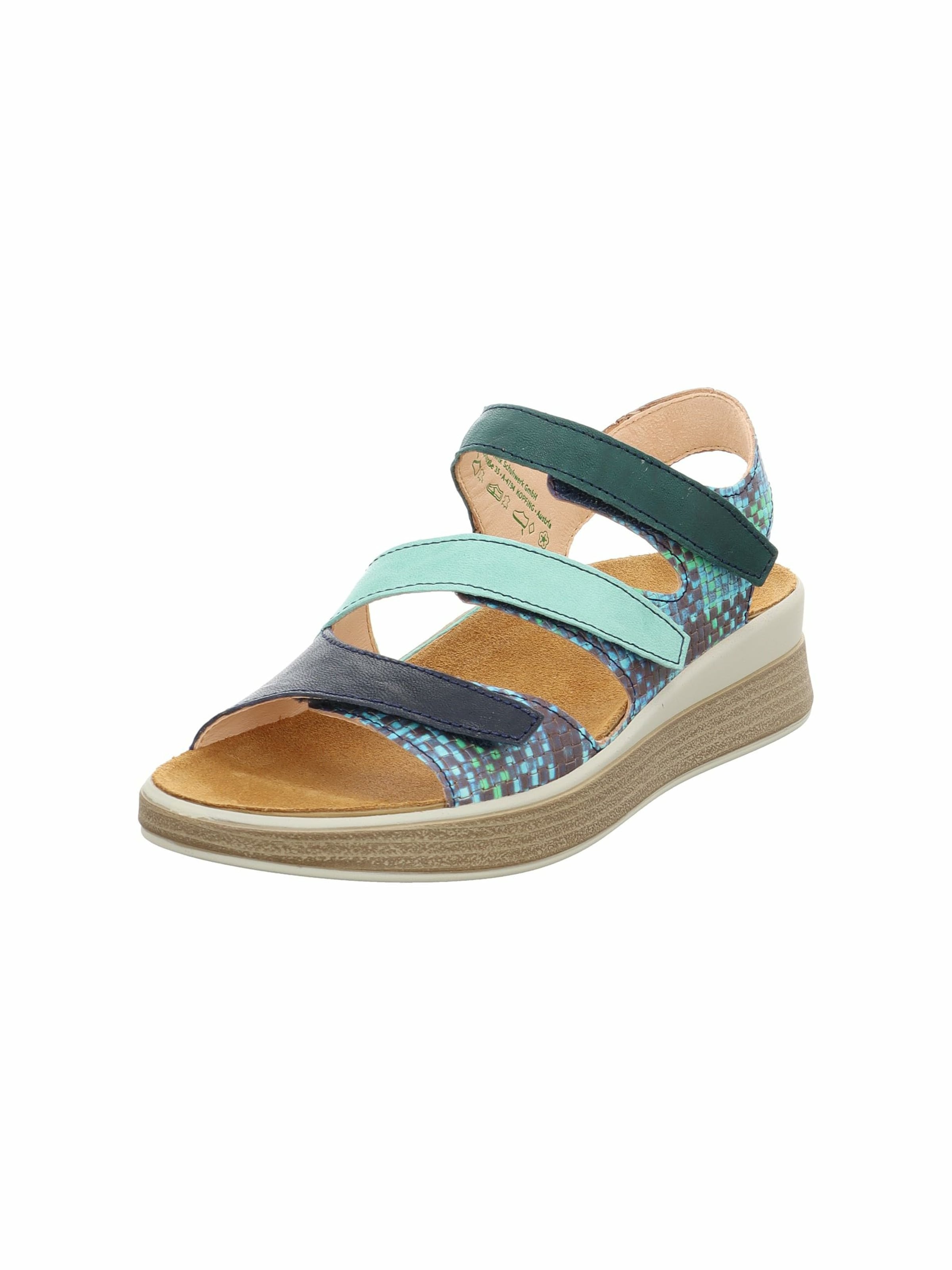 THINK! Sandal in Green: front