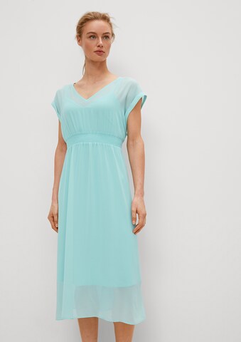 COMMA Dress in Blue: front