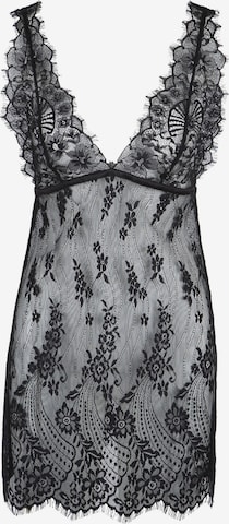 LingaDore Negligée 'Chemise' in Schwarz: predná strana