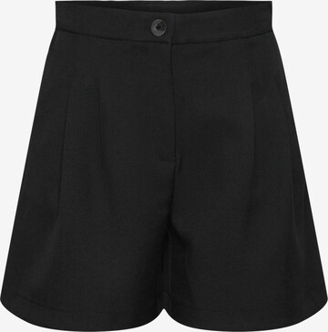 PIECES Wide Leg Shorts 'NEVA' in Schwarz: predná strana