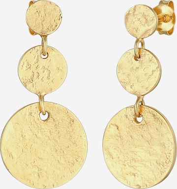 Boucles d'oreilles 'Geo' ELLI en or : devant