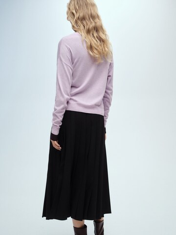 MANGO Strickjacke 'LUCCA' in Lila